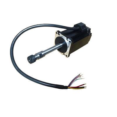 Motor sin escobillas de 60 mm personalizado 250W NEMA 24 BLDC Motor 48V 11000rpm 0.22N.m para la máquina de grabado CNC