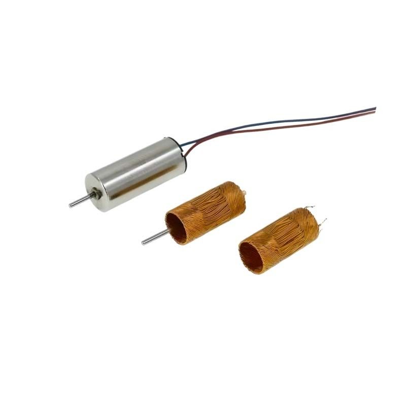 Motor eléctrico de corriente continua con cepillado ligero 8 mm 0.3mNm 8620 rpm 12 V