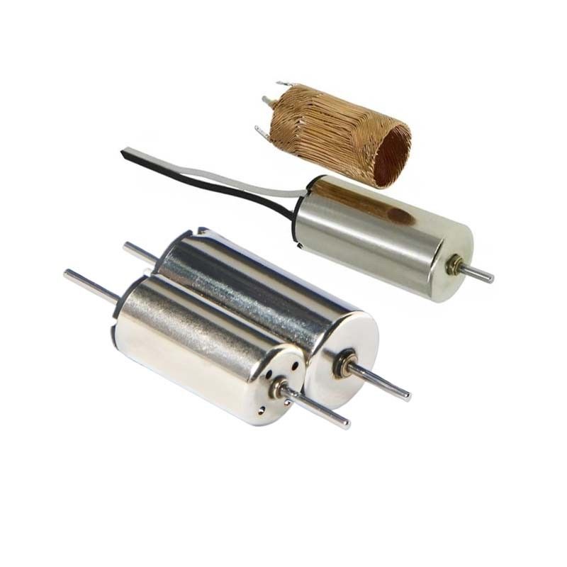 Motor eléctrico micro de 8 mm personalizado 0,3mNm 8620rpm 12V DC Brush de carbono Motor de corriente continua