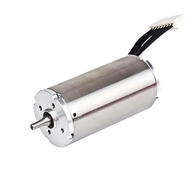 Mantenimiento mínimo Motor sin ranura sin cepillo 28 mm Motor sin cepillo sin núcleo 48v 46W 13786rpm