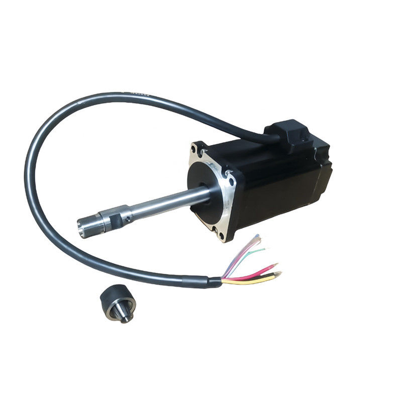Motor sin escobillas de 60 mm personalizado 250W NEMA 24 BLDC Motor 48V 11000rpm 0.22N.m para la máquina de grabado CNC